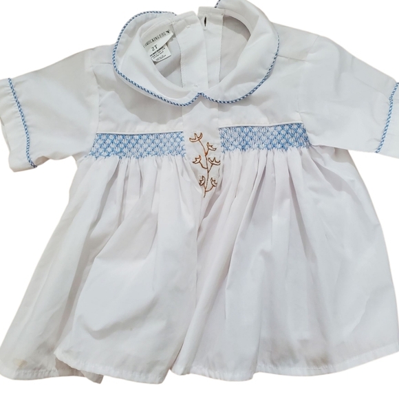 THE SMOCKING BUG English Hand Smockeked Top 2T Boutique - Picture 1 of 4